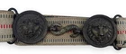 Original French 1850s-1860s Cavalry Officers Snake Buckle On Original Sword Belt