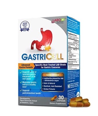 GASTRICELL - Addresses H. Pylori Acid Reflux Heartburn - Natural Defence Agai...