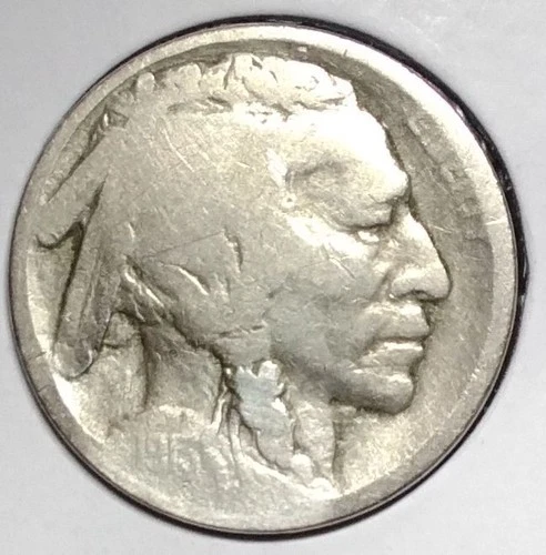 Key Date 1913-S Type 2 Buffalo Nickel Acid Date T2 Rare!!