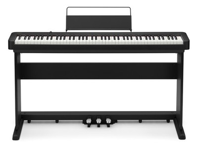 Professionelles E-Piano Set von Casio CDP-S160 Schwarz inkl. Ständer mit Pedalen