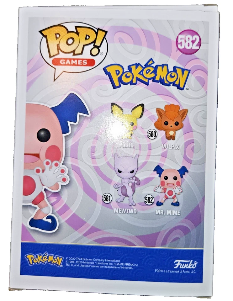 Funko Pop Juegos Pokemon Mr Mime 582 Figura Vinilo Nuevo en Caja Coleccionable Regalo Foto 4 de 4