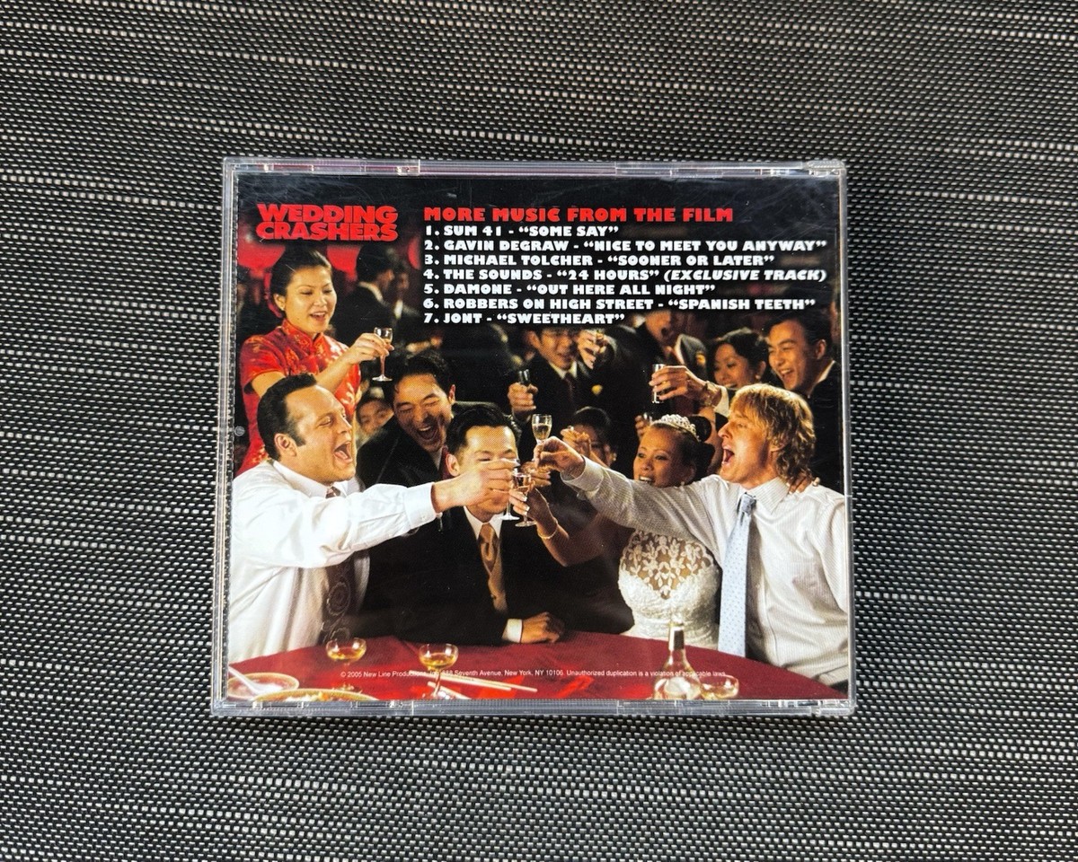 ポップ Wedding Crashers Soundtrack CD – Gavin DeGraw, Sum 41, The Sounds