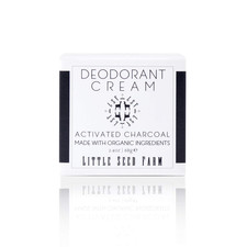 All Natural Deodorant Cream - Activated Charcoal - Aluminum Free Deodorant for W