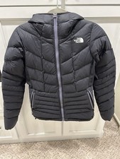 The North Face Women's Steep Series Size XS Black Hooded Ski Jacket Full Zip