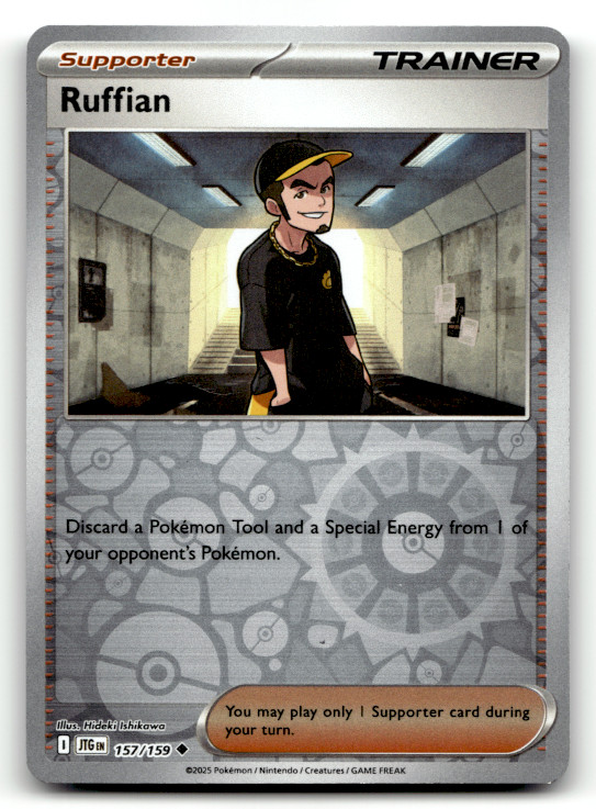 Ruffian 157/159 Reverse Holo Uncommon SV09: Journey Together LP