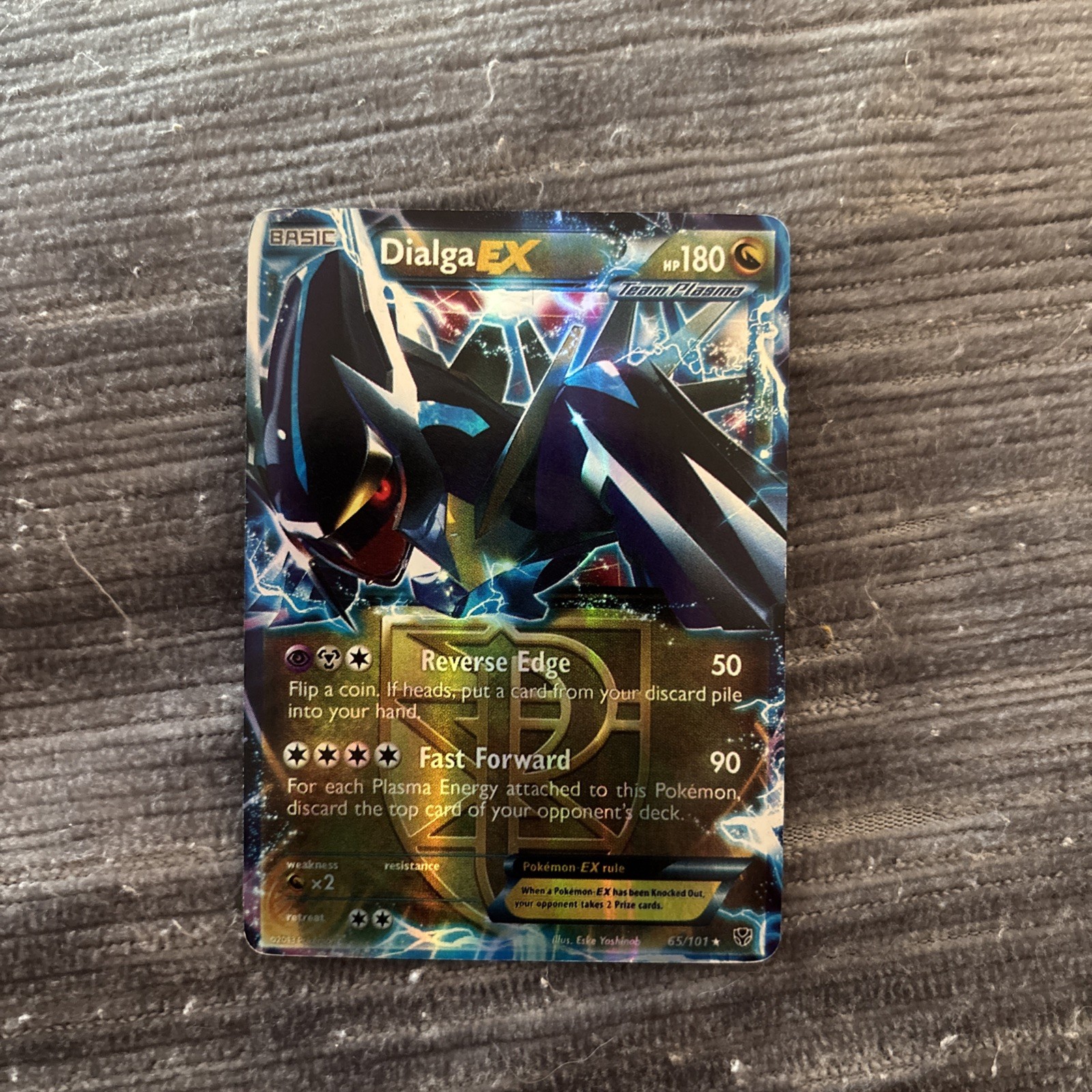 Dialga EX (Team Plasma) 65/101 Plasma Blast Holo