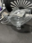 Blenko Style Clear Blown Glass Fish Bowl Vase Art Terrarium 1960’s MCM