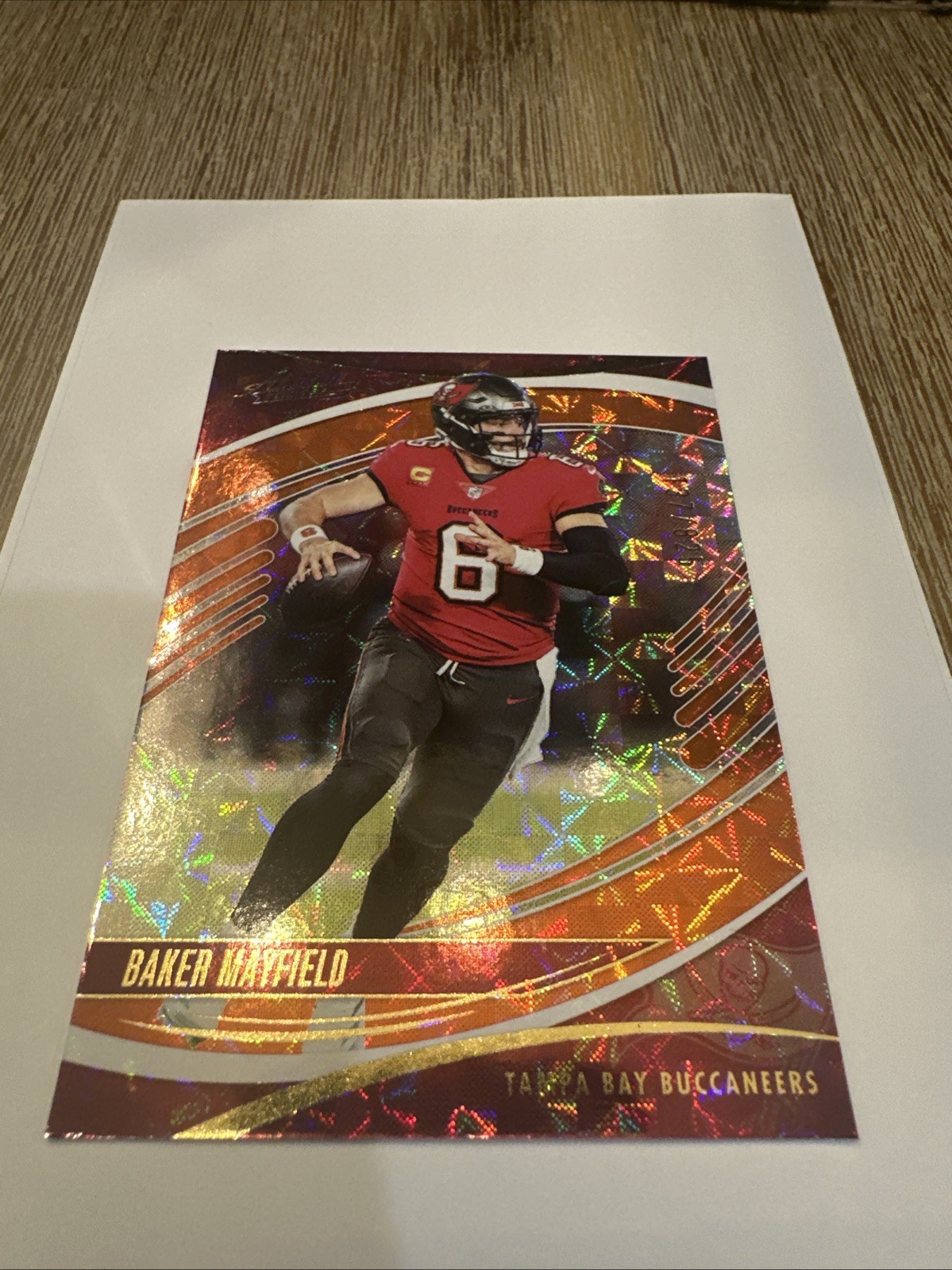 2025 Panini Absolute - Baker Mayfield #61 Orange Mosaic /825