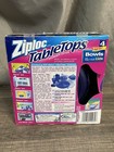 Ziploc Tabletops 16 oz Blue 4 Bowls Snap n Seal Lids Serve Store Reheat Rare New — photo 3