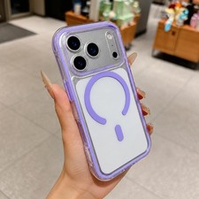 For iPhone 17 Air 16 15 14 13 12 11 Pro Max Camera Lens Protection Magnetic Case