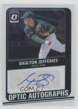 2021 Panini Donruss Optic Optic Auto Daulton Jefferies #OA-DJ Auto 1u6