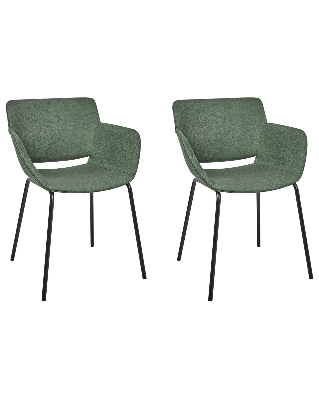 Set di 2 sedie da pranzo AXTEL Verde