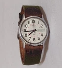 Men's Vintage TIMEX Military Watch Working w/ New Battery e86