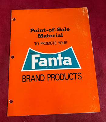 1960s Coca-Cola Fanta Point-Of-Sale Banners Light Up Signs Clock Decals Folder