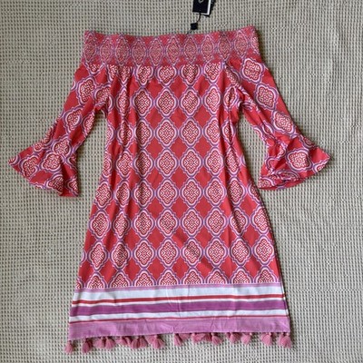Cabana Life Women s Sleeveless Sun Dress protective Cover Up UPF 50+ Size M