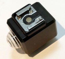 Hot Shoe flash adapter for slave hot shoe tripod screw 1/4"