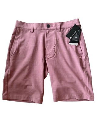 Travis Mathew On a Boat Shorts Mens Size 30 Stretch Performance Heather Ruby 9 