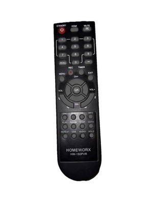 Homeworx HW-150PVR Replacement Remote Control for Media Player & TV Tested Works