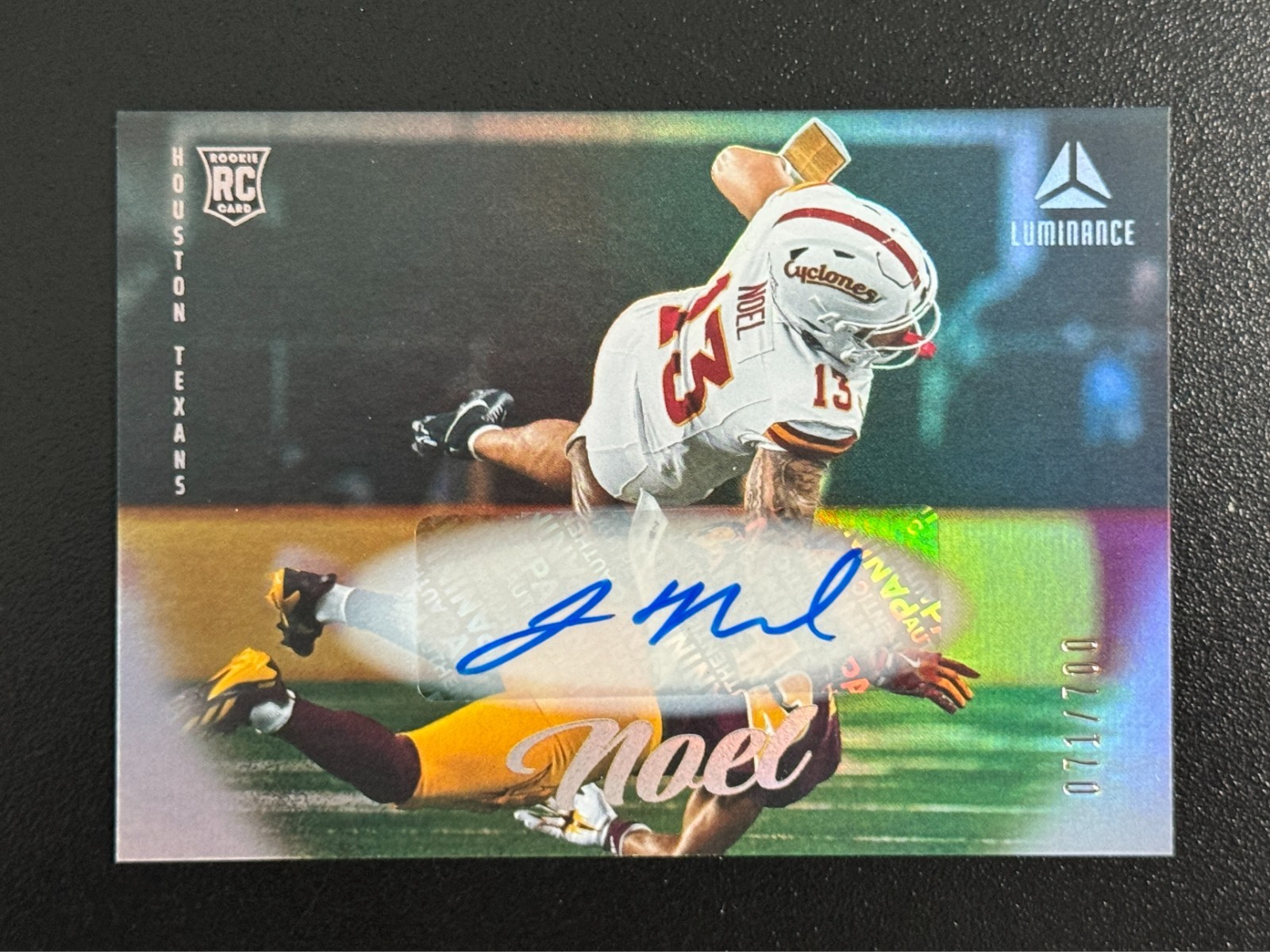 2025 Panini Luminance Jaylin Noel #189 Rookie Auto (RC) /700 Texans