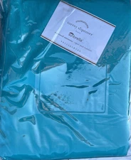 Pottery Barn Torrey Sunbrella Sectional Ottoman Cushion Cover Spa Blue