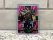 2025 Select FB - Pink Shock Prizm - Premier Level - Nick Sirianni Eagles # 192