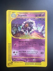 Starmie - H28/H32 - Pokemon Skyridge Holo Rare Card LP