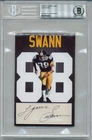 -LYNN SWANN- Beckett PITTSBURGH STEELERS Signed/Autograph/Auto 4x6 Football Card