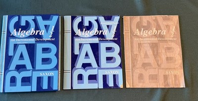 Saxon Algebra 1/2 3rd Edition Textbook, Homeschool Packet, and Test Forms Set