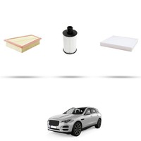 Hoffcar Wartungsset - 3 Filter FüR Jaguar F-Pace (X761) 5.0 SVR 405KW Ab 2018