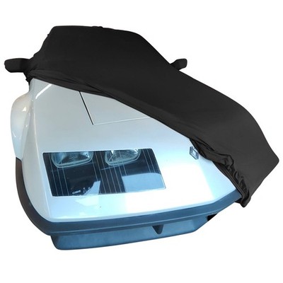 Autoabdeckung passend für Alpine A310 für Innen mit Spiegeltaschen Schwarz NEU