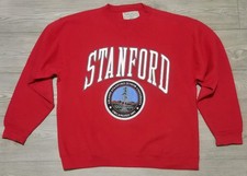 VTG 90s Galt Sand Stanford University Crewneck Sweatshirt Red Mens Large