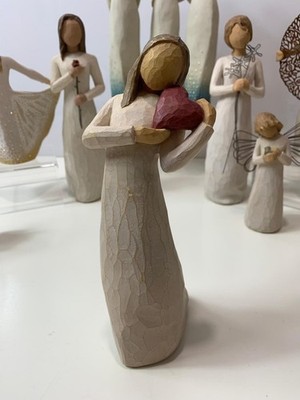 Engel Willow Tree 2000 ANGEL OF THE HEART Figur von Susan Lordi Demdaco H:21 cm