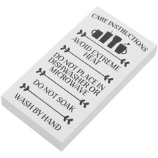 30 Pcs Tumbler Cup Care Card Guide Cards Sublimation Instruction