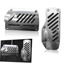 Car Foot Pedal Pads, Brake and Accelerator Pedal Cover Sets, Non 2 PCS Black