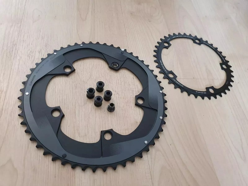 NEW Sram Force 22 series 53 / 39 130bcd 11 speed chainrings *inc bolts*