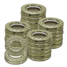 32pcs Curtain Grommets 1-5/7" 42mm ID Pattern Style Curtain Ring Cyan