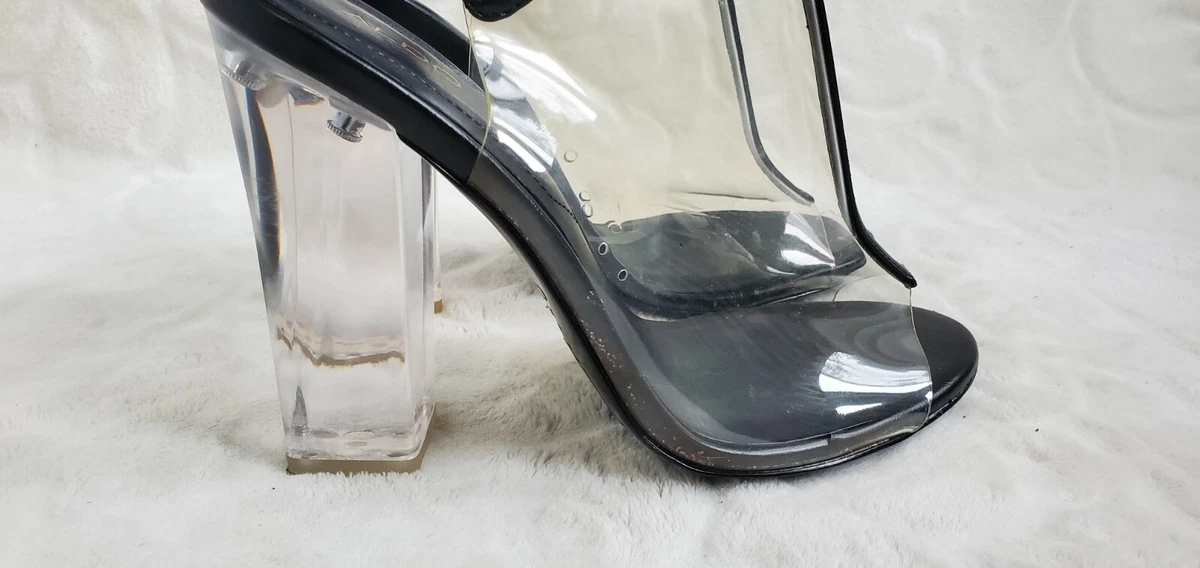 Clear block heels best sale aldo