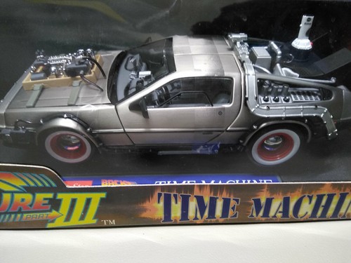 Sun Star 1:18 Diecast original BACK TO THE FUTURE Delorean Time Machine 1 and 3 - Picture 7 of 10