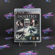 Injustice Gods Among Us PS3 PlayStation 3 Complete - 1YR Warranty EX Cond