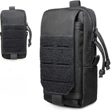 Double Cellphone Pouch  Dual Phone Holster with Belt Clip  Card Slots