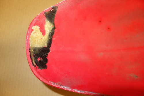 SUZUKI GSXR750 GSXR 750 slingshot 1988 1989 front fender mudguard damaged - Picture 7 of 9
