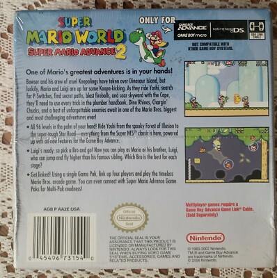 【中古】Super Mario World: Super Mario Advance 2 (輸入版) Super Mario World: Super Mario Advance 2 (Game Boy Advance) New