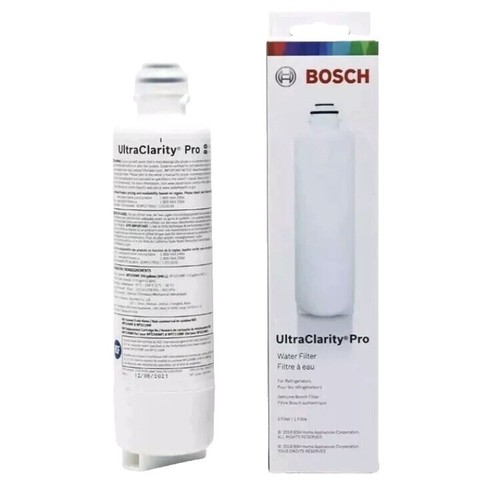 AQUACREST 644845 Koelkast Water Filter, Compatibel met Bosch UltraClarity 644845, 00740560, 740560, 00499850, 00649379, 9000194412, 9000077104, Miele/Haier 0060820860, 0060218743 (3