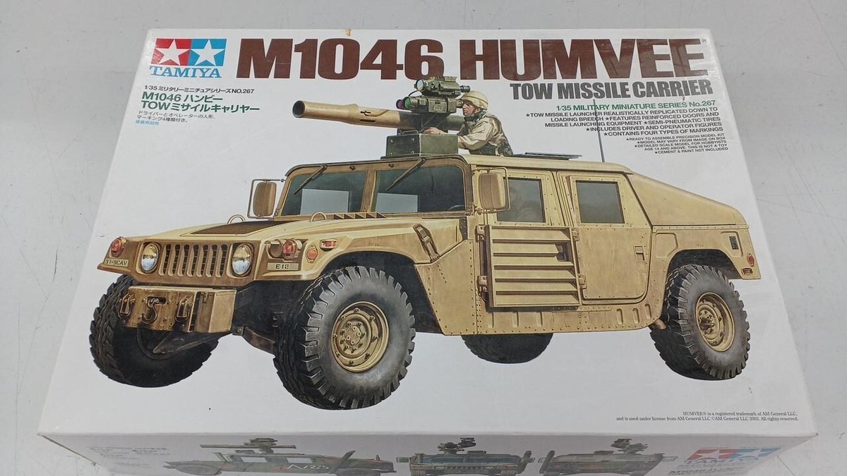 TAMIYA M1046 HUMVEE 砲兵車両 1/35 M1046 Humvee Tow Missile Carrier / Tamiya USA