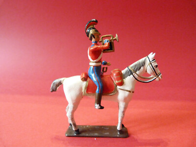 Soldat De Plomb CBG Mignot - Premier Empire - Cavalier 38 - Trompette Dragons (54mm)