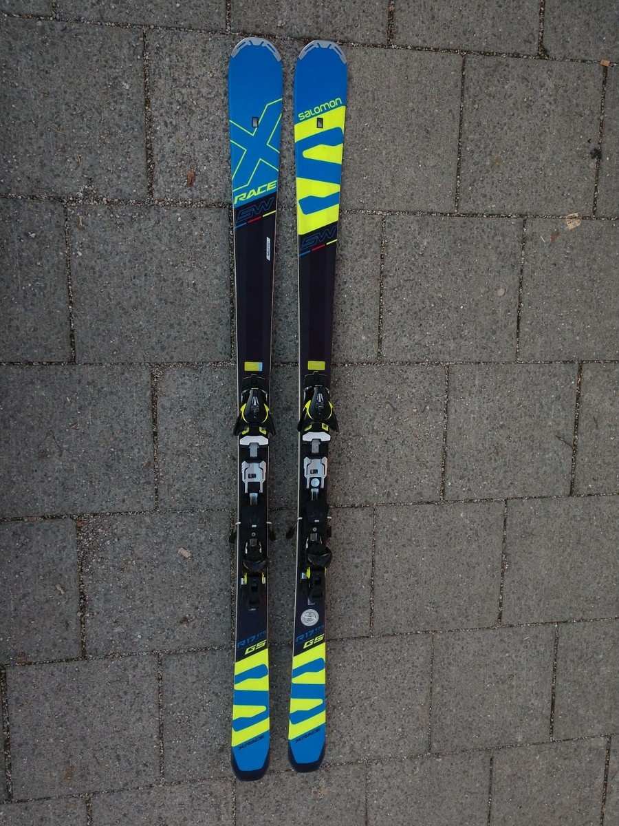 Salomon X Max S Race GS 175 R17 Ski 170 180 Grün Blau | eBay.de