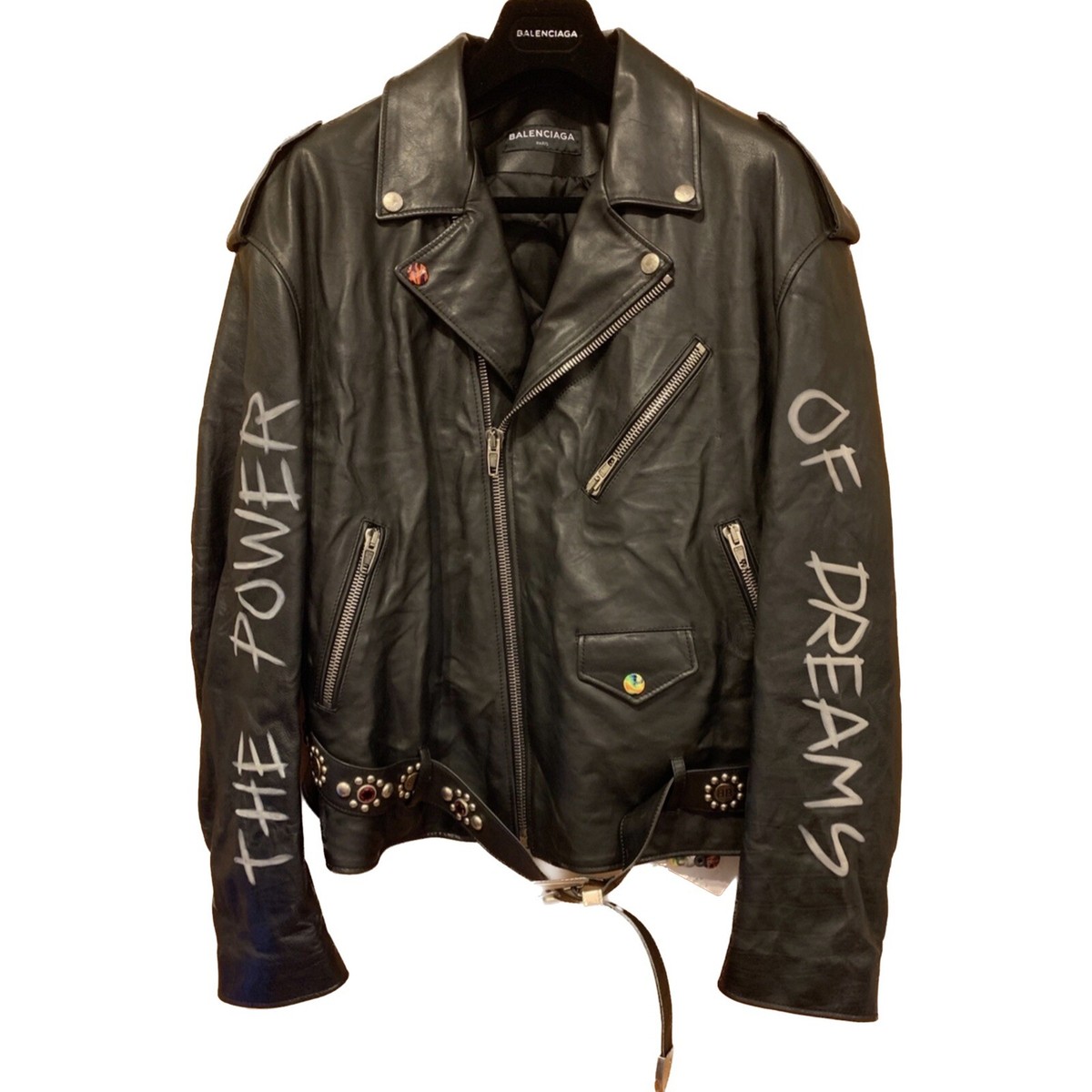 Balenciaga Oversized Studed Leather Jacket In All Sizes | eBay Balenciaga Oversized Studed Leather Jacket In All Sizes | eBay