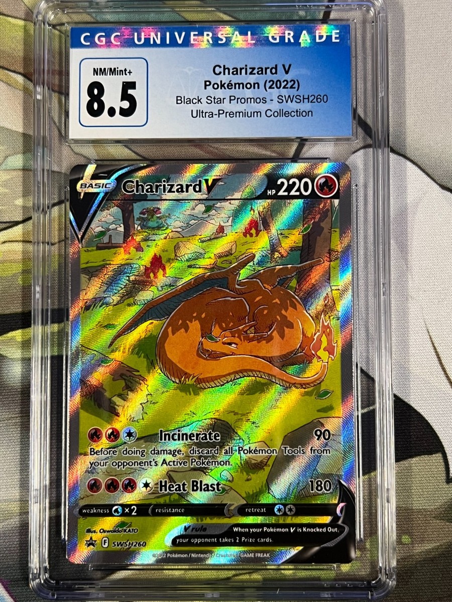 CGC 8.5 Charizard V SWSH260 Ultra Premium Collection Promo Pokemon