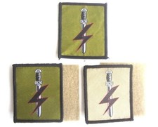 Image of SPECIAL FORCES SUPPORT GROUP TRF DZ AFB BADGE  BRITISH ARMY FOR MTP KIT 1 PARA
