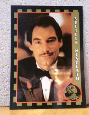 VINTAGE COOL THE ROCKETEER MOVIE TRADING CARD NEVILLE SINCLAIR (TIMOTHY DALTON)